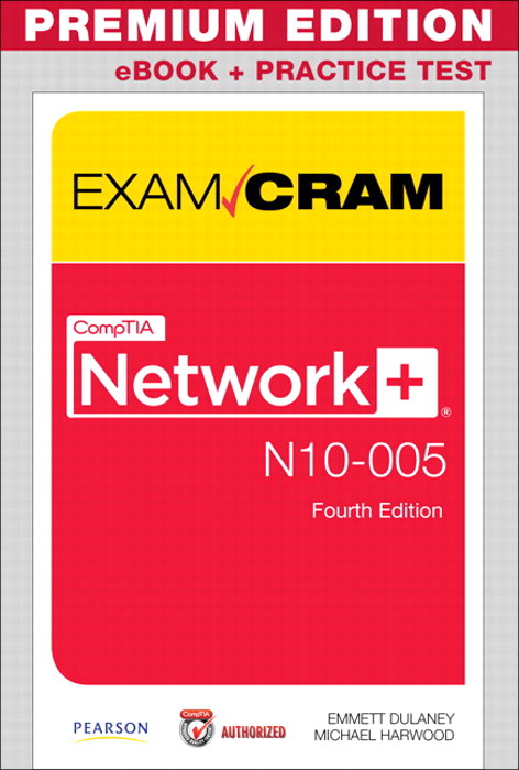 CompTIA Network+ N10-005 Exam Cram, Premium Edition eBook and Practice Sns-Brigh10