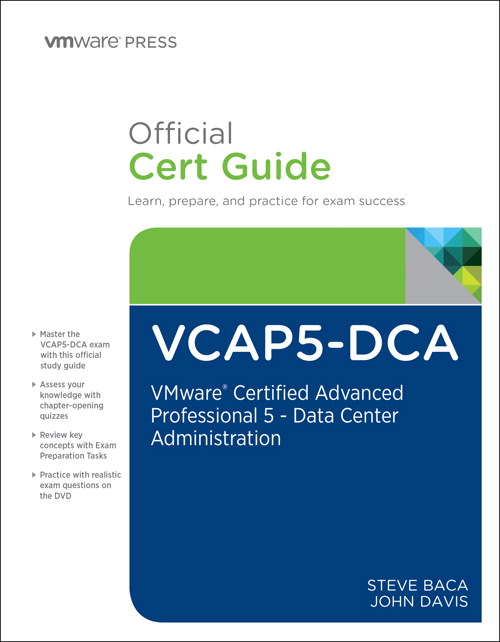 VCAP5-DCA Official Cert Guide: VMware Certified Advanced Professional 5 