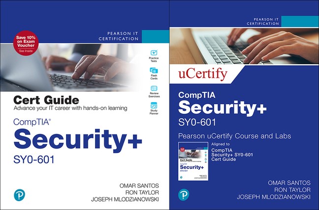 CompTIA Security+ SY0-601 Cert Guide Pearson uCertify Course and Labs Card  and Textbook Bundle, 5th Edition | Pearson IT Certification