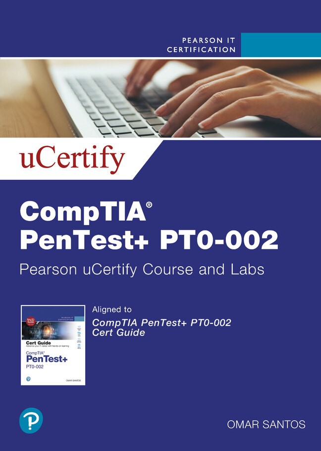 CompTIA PenTest+ PT0-002 Pearson uCertify Course and Labs Access Code Card,  2nd Edition | Pearson IT Certification