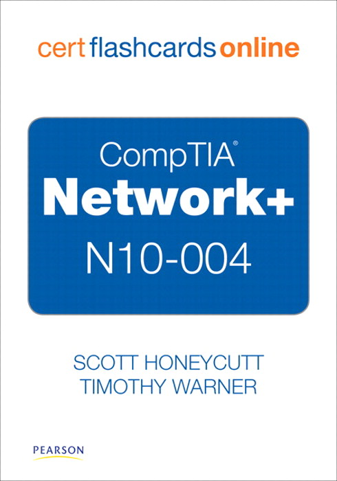 CompTIA Network+ N10-004 Cert Flash Cards Online: | Pearson IT Sns-Brigh10