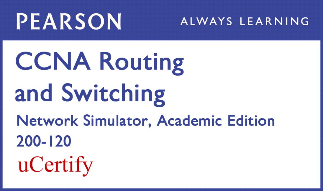 CCNA R &amp; S 200-120 Network Simulator Academic Edition Pearson uCertify Labs Student Access Card